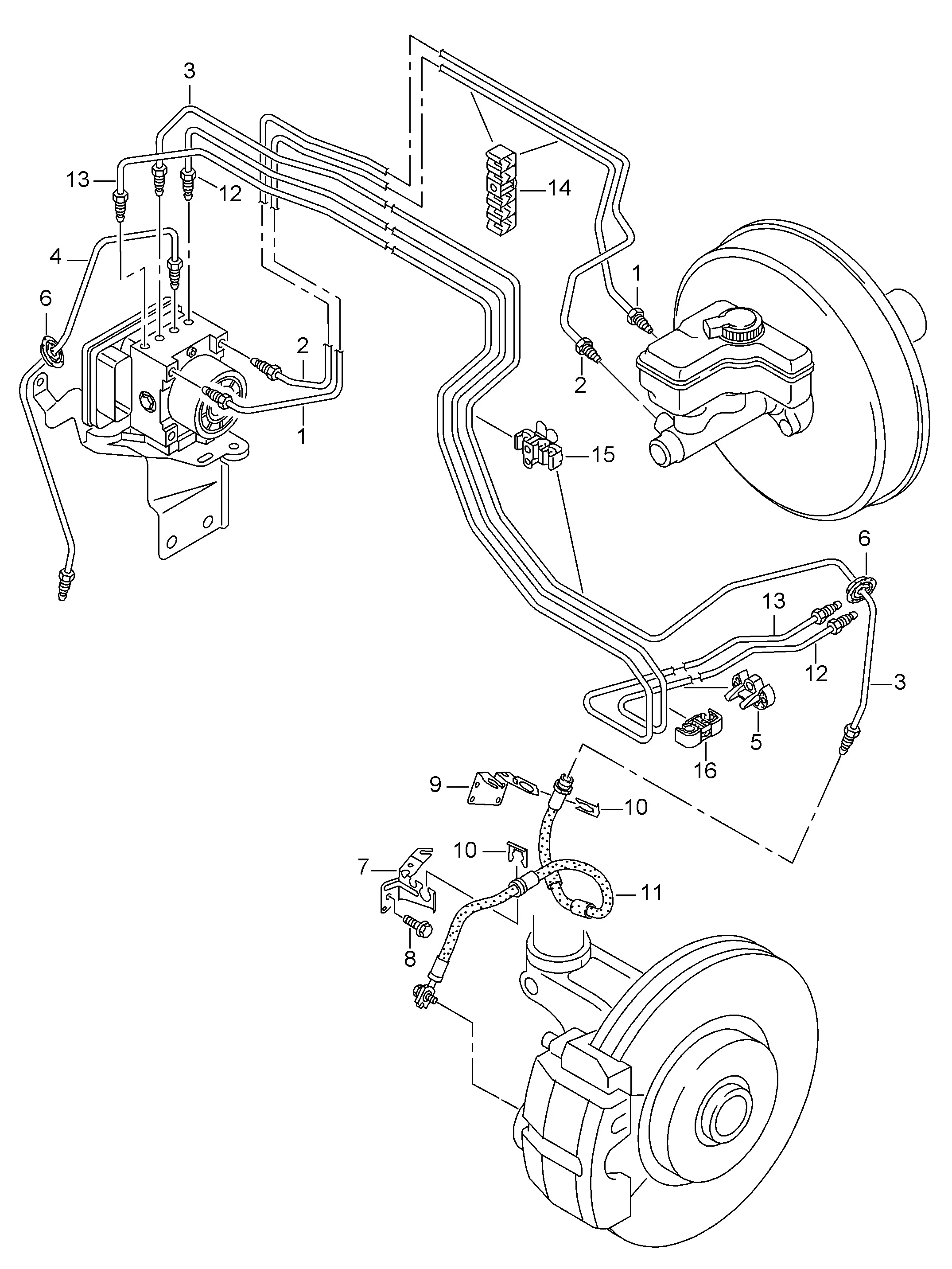 Brake Lines and Hoses diagram