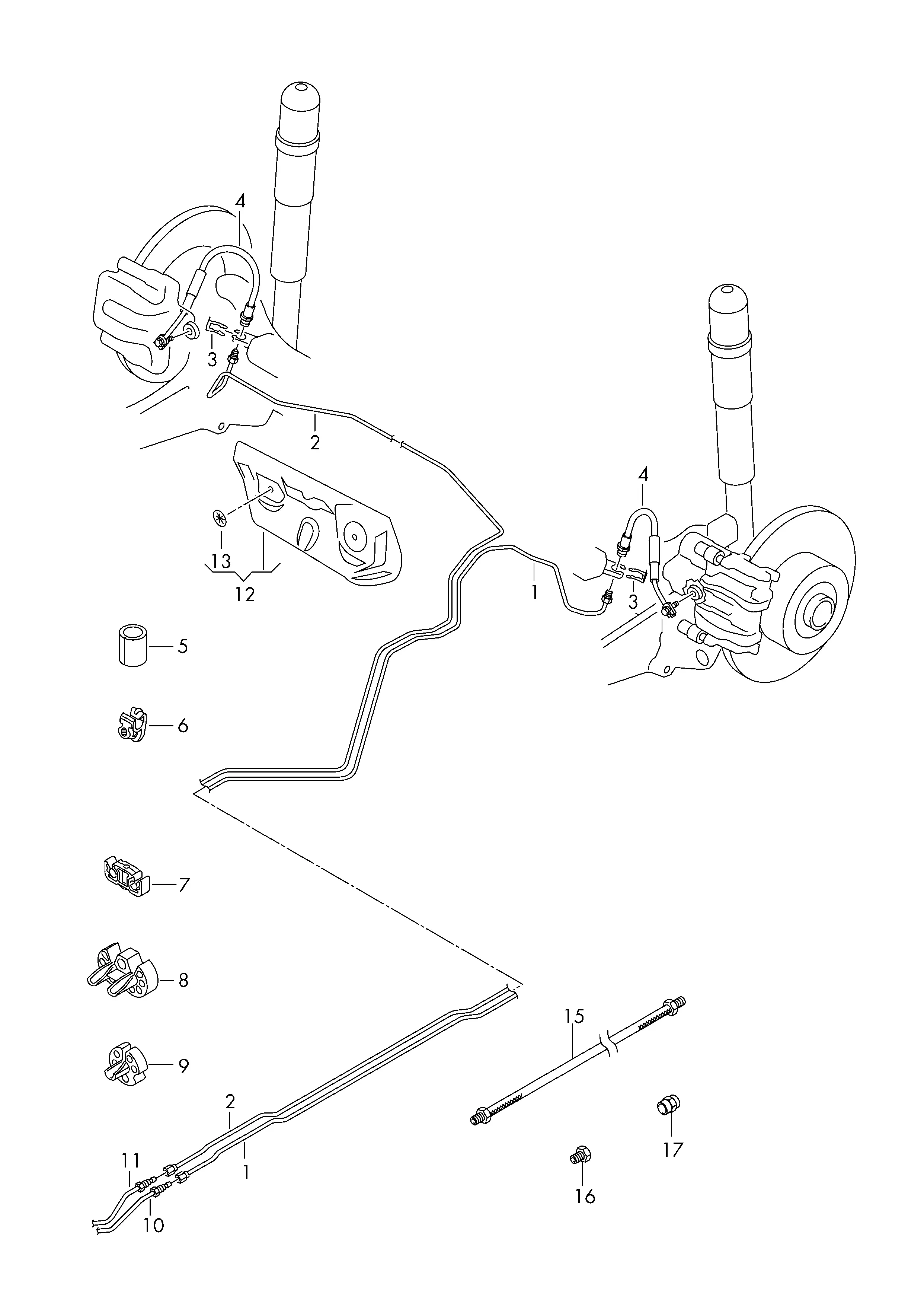 Brake Lines and Hoses diagram