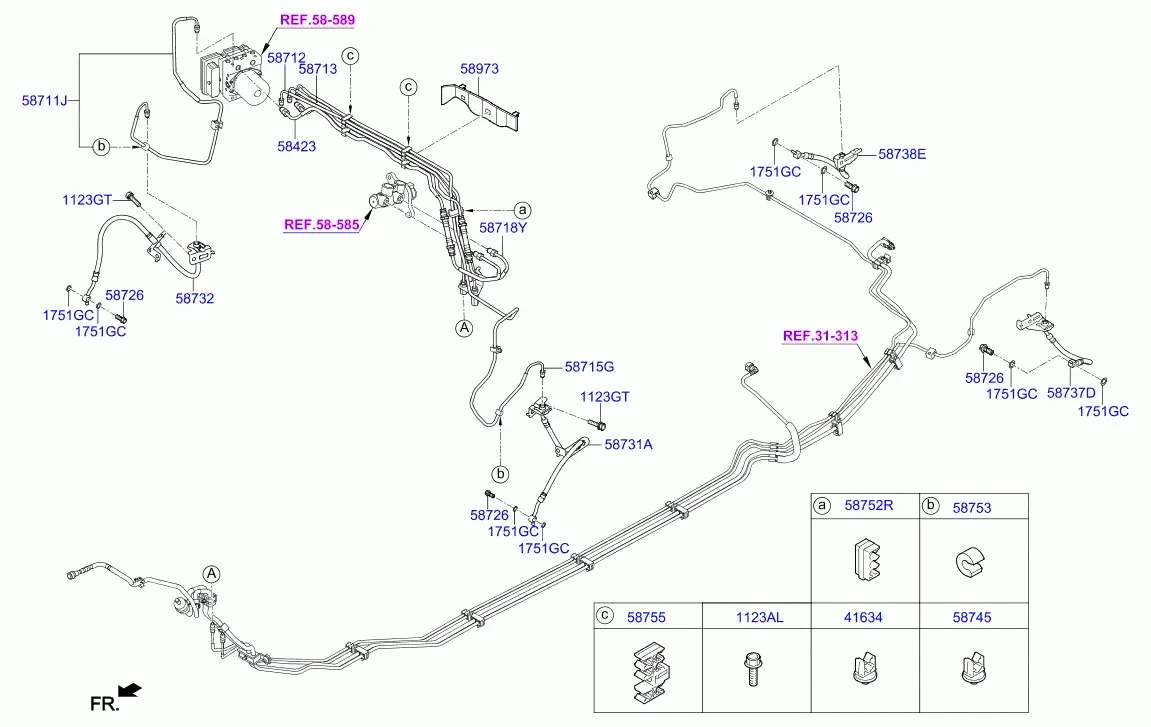 Brake Lines diagram