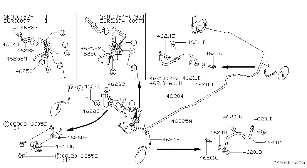 Brake Lines diagram