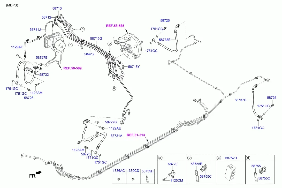 Brake Lines diagram