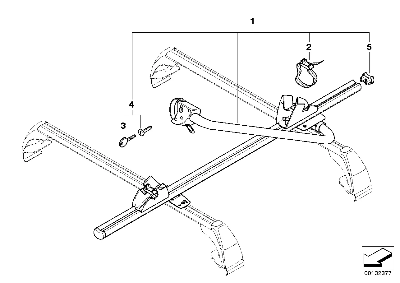 Bicycle holder diagram