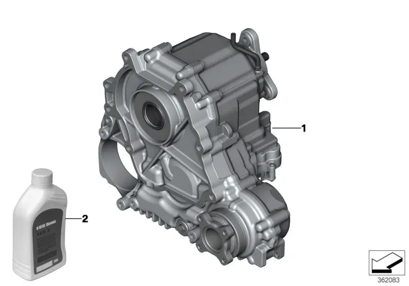 Transfer case diagram