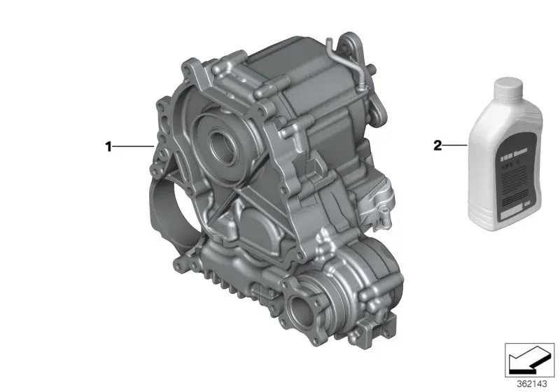 Transfer case diagram