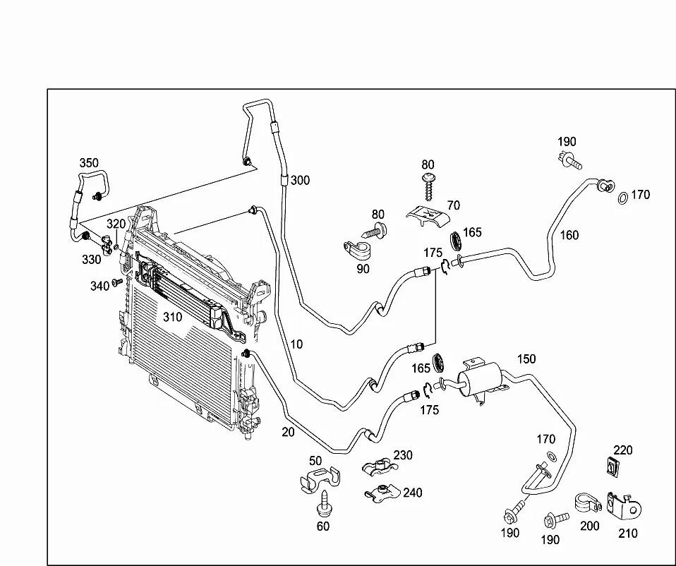Transmission cooling system diagram