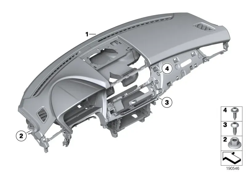 Dashboard panel diagram