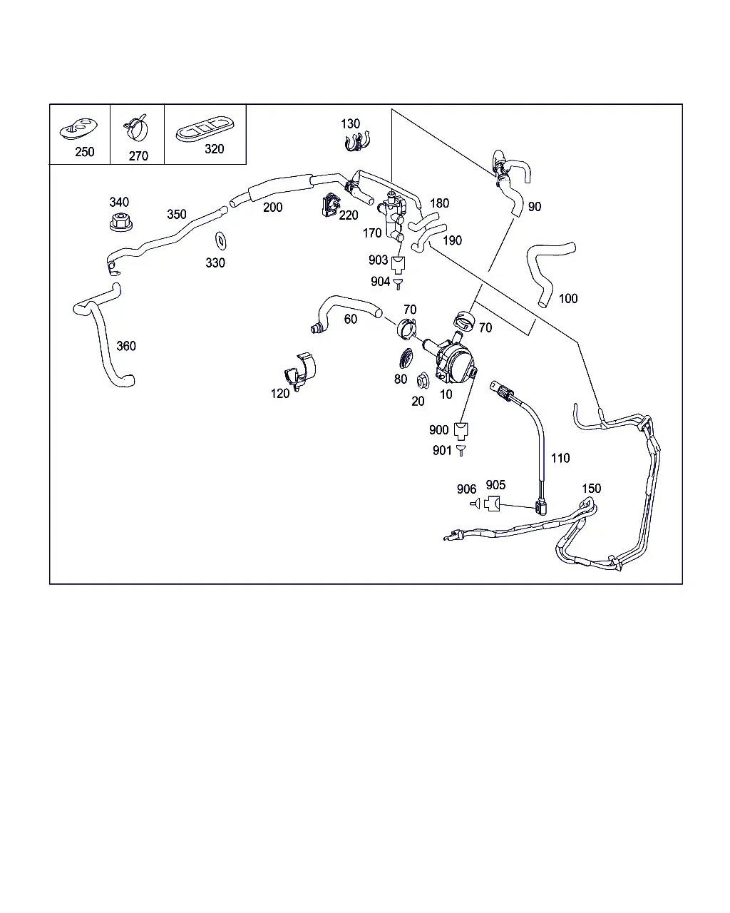 Heater Circuit Hoses diagram