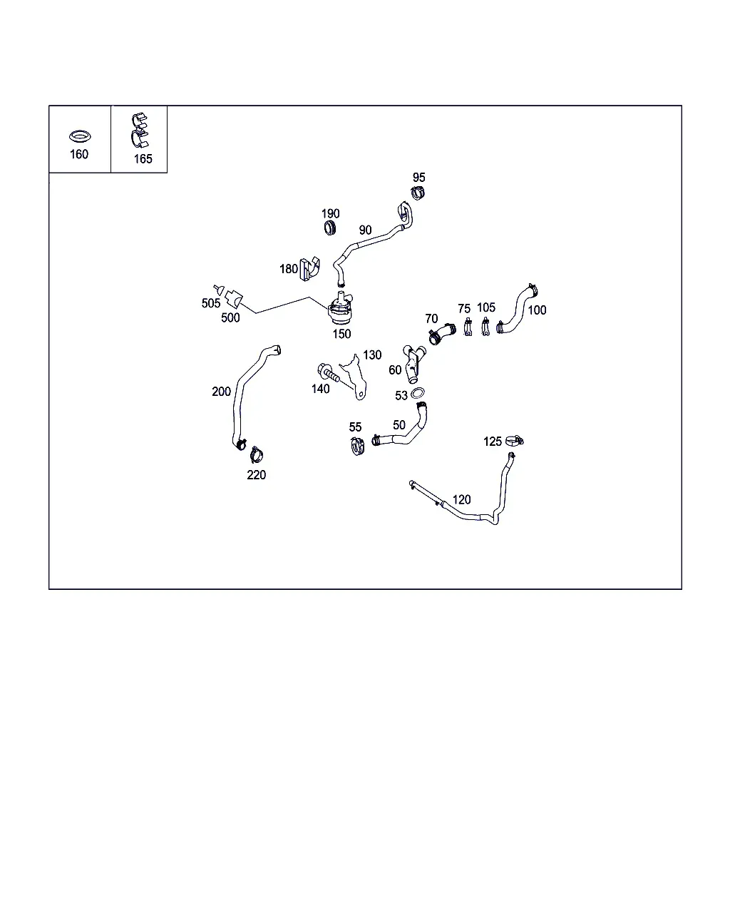 Heater Circuit Hoses diagram