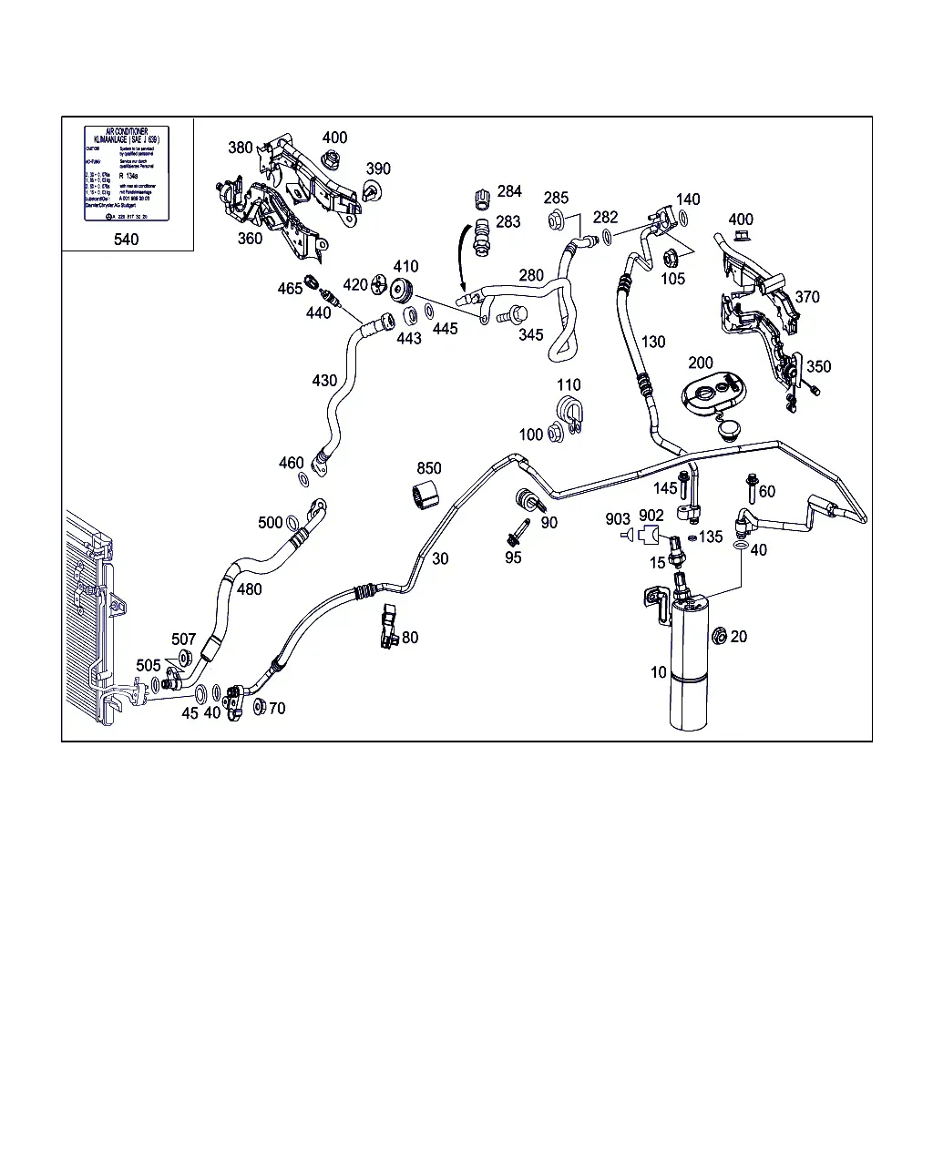 Refrigerant Lines diagram
