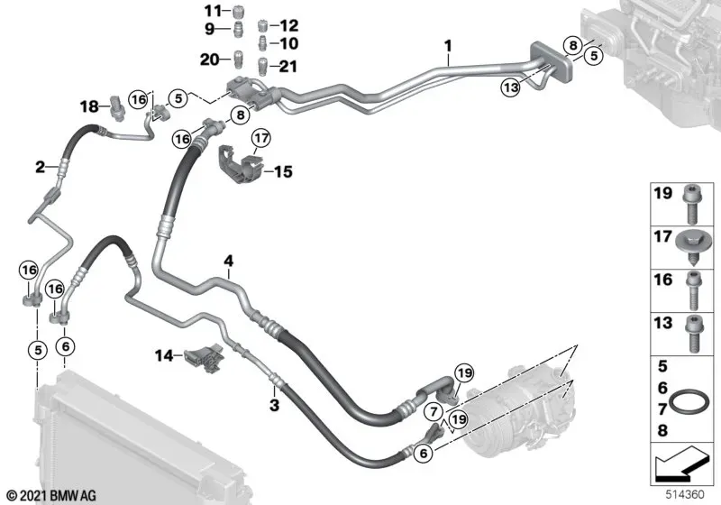 Refrigerant Lines diagram