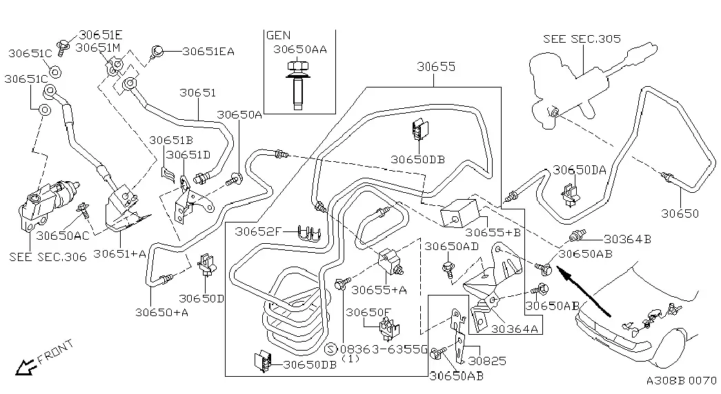 Clutch Lines diagram