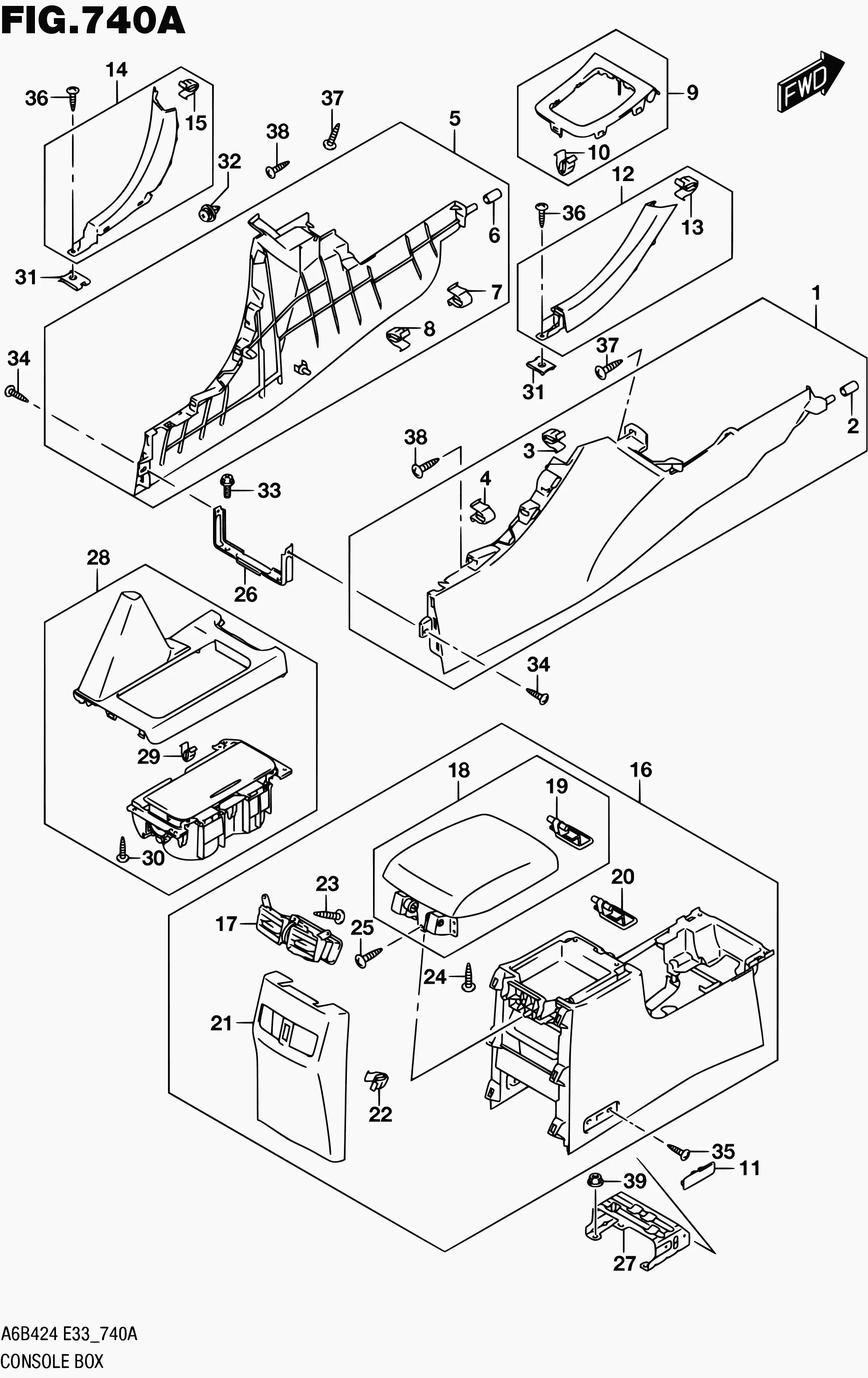 Center Console diagram