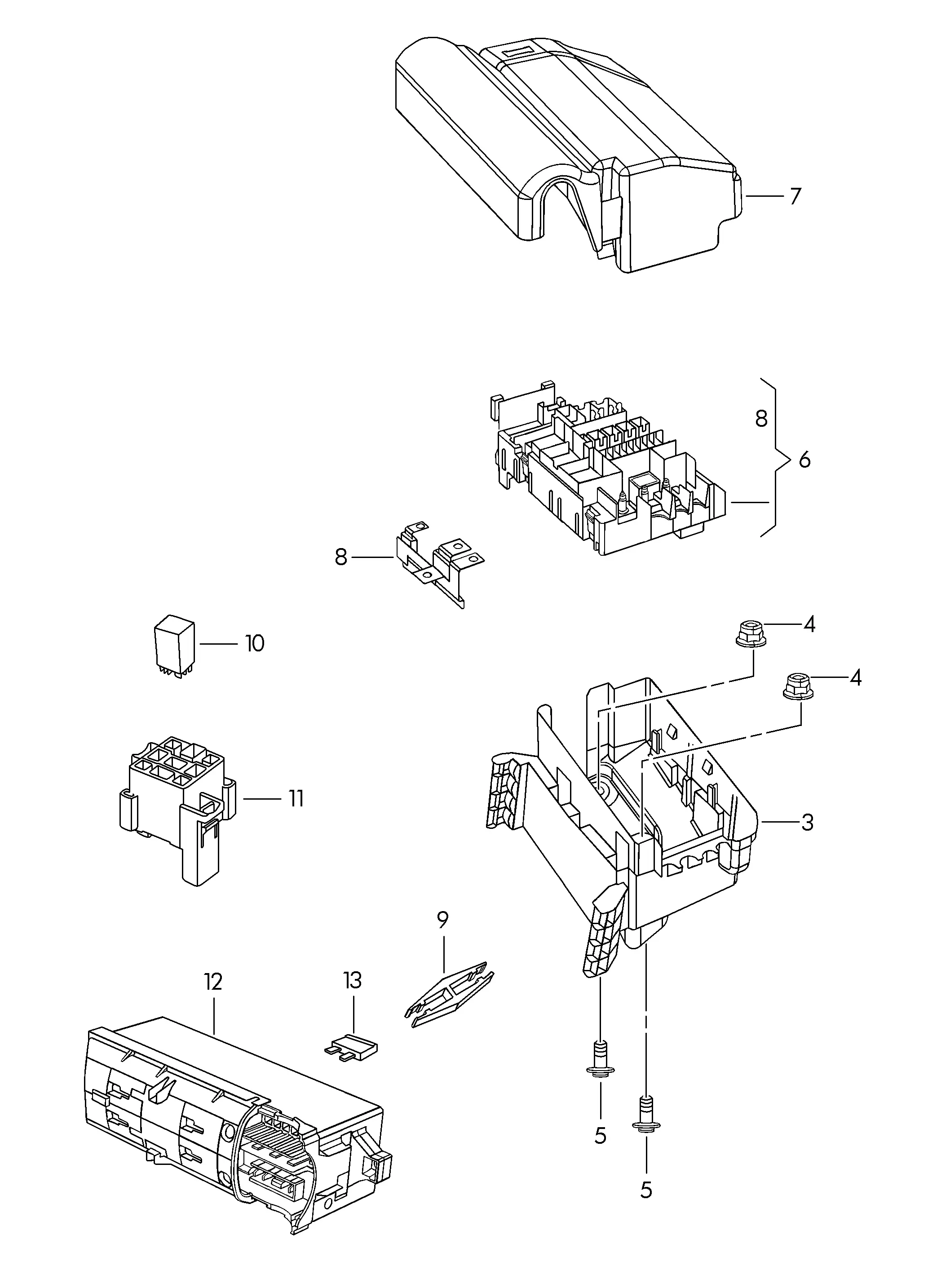 Central Electrical Unit diagram