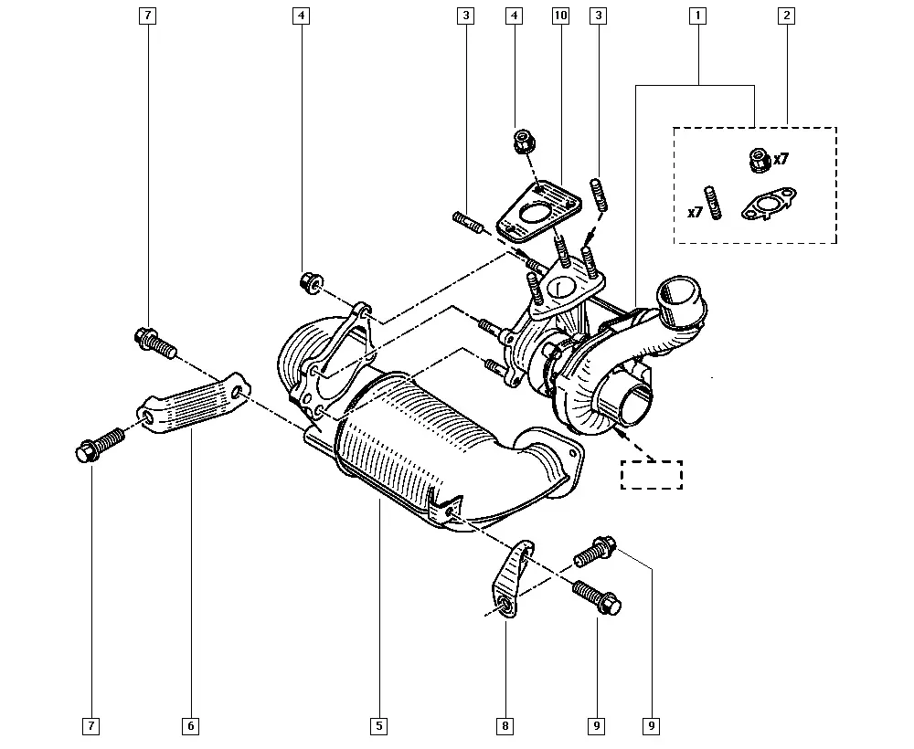Turbocharger diagram