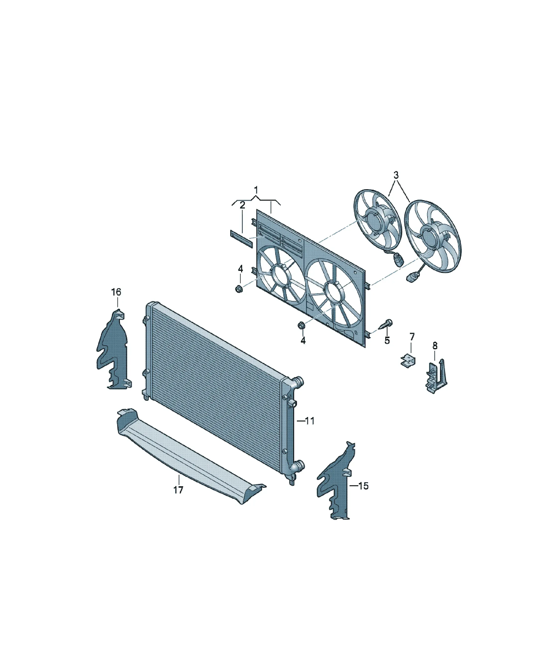 Cooling fan diagram