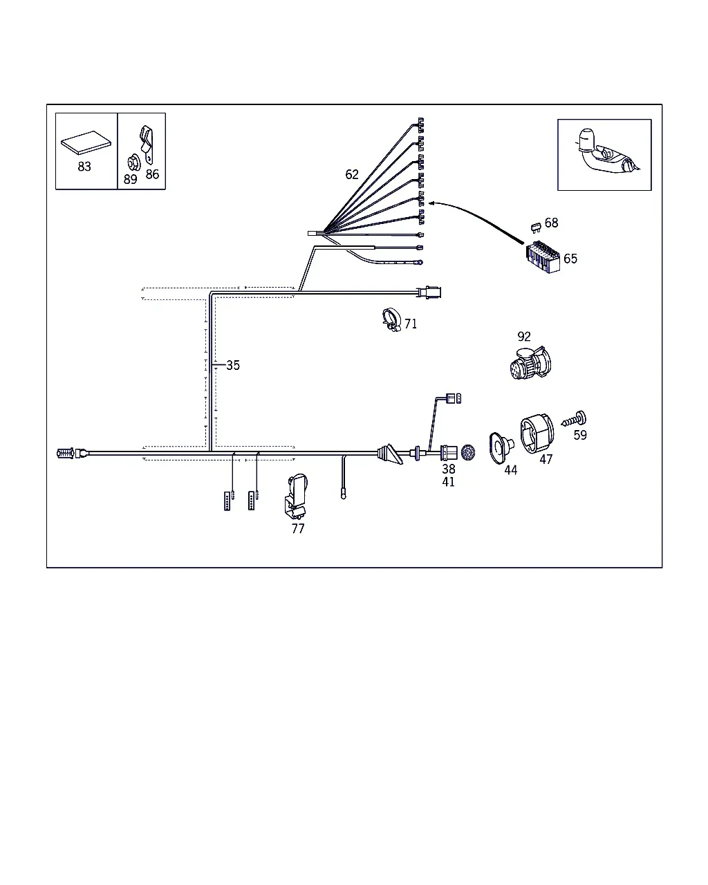 Tow Bar diagram