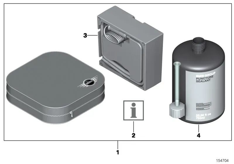 Tyre mobility set diagram
