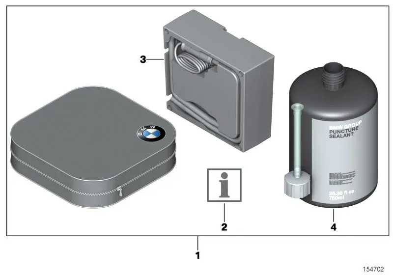 Tyre mobility set diagram