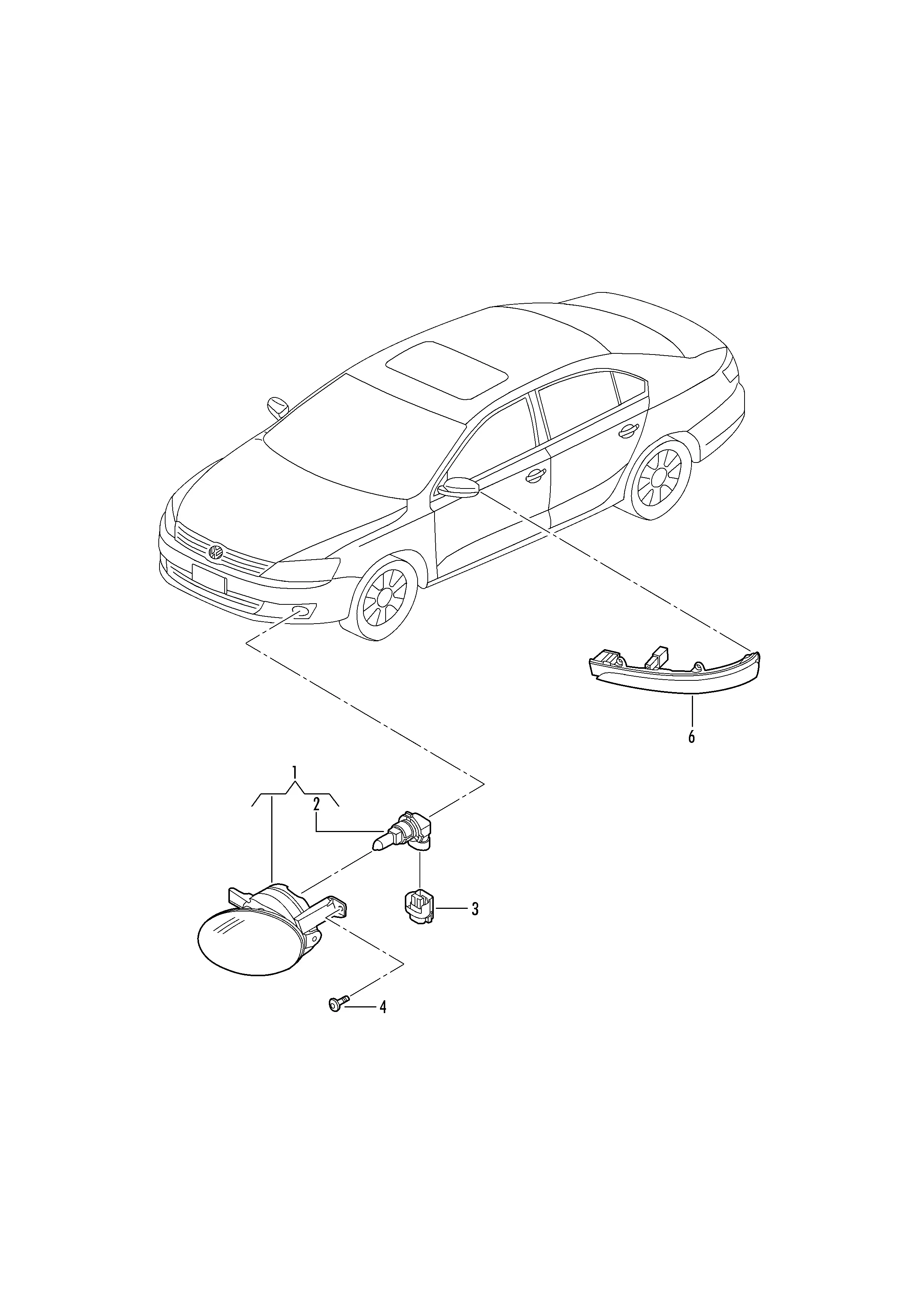 Side Mirror Turn Signal diagram