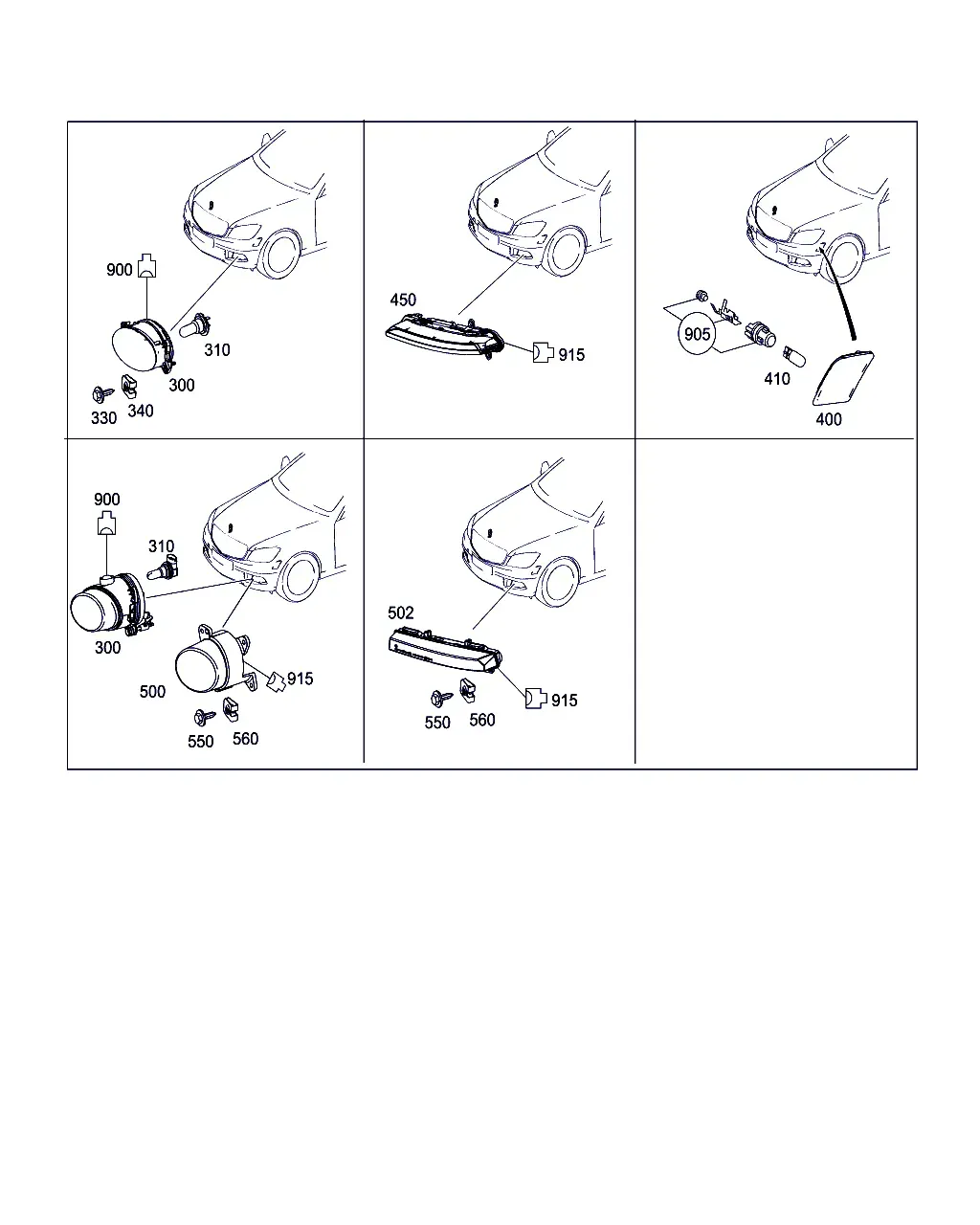 Turn Signals and Daytime Running Lights diagram