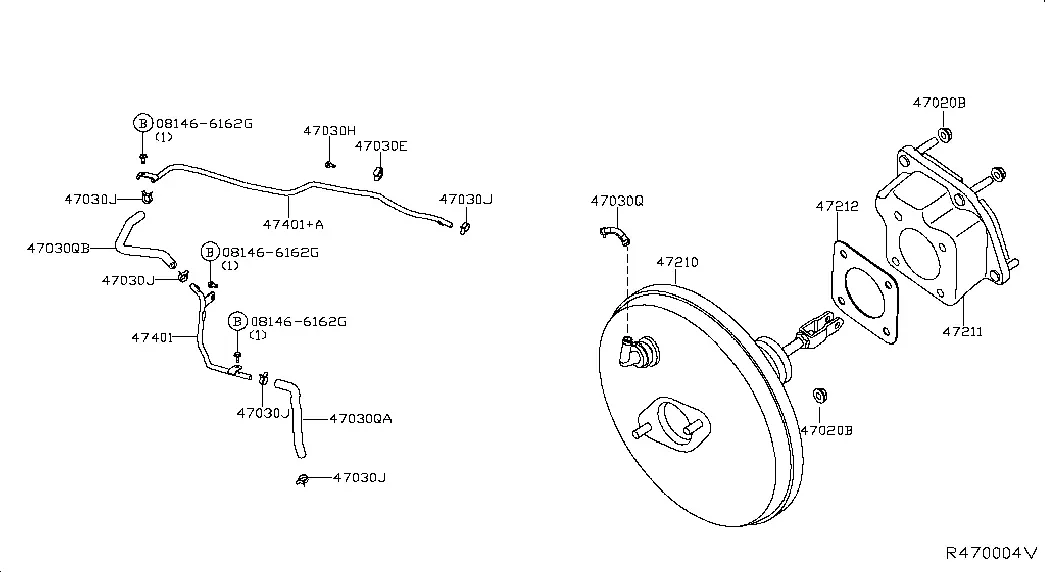 Brake Booster diagram