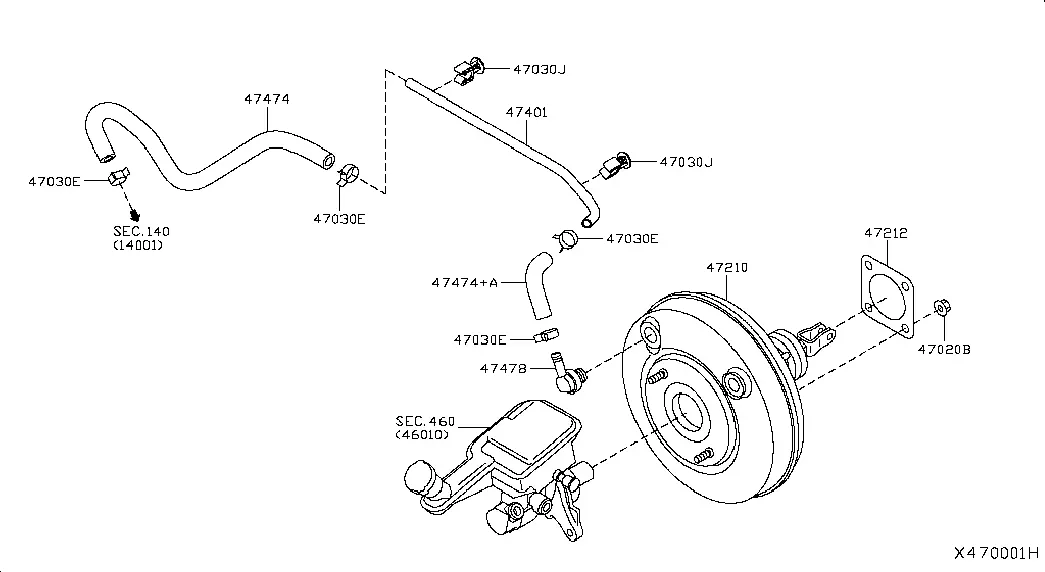 Brake Booster diagram