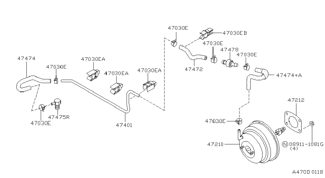 Brake Booster diagram