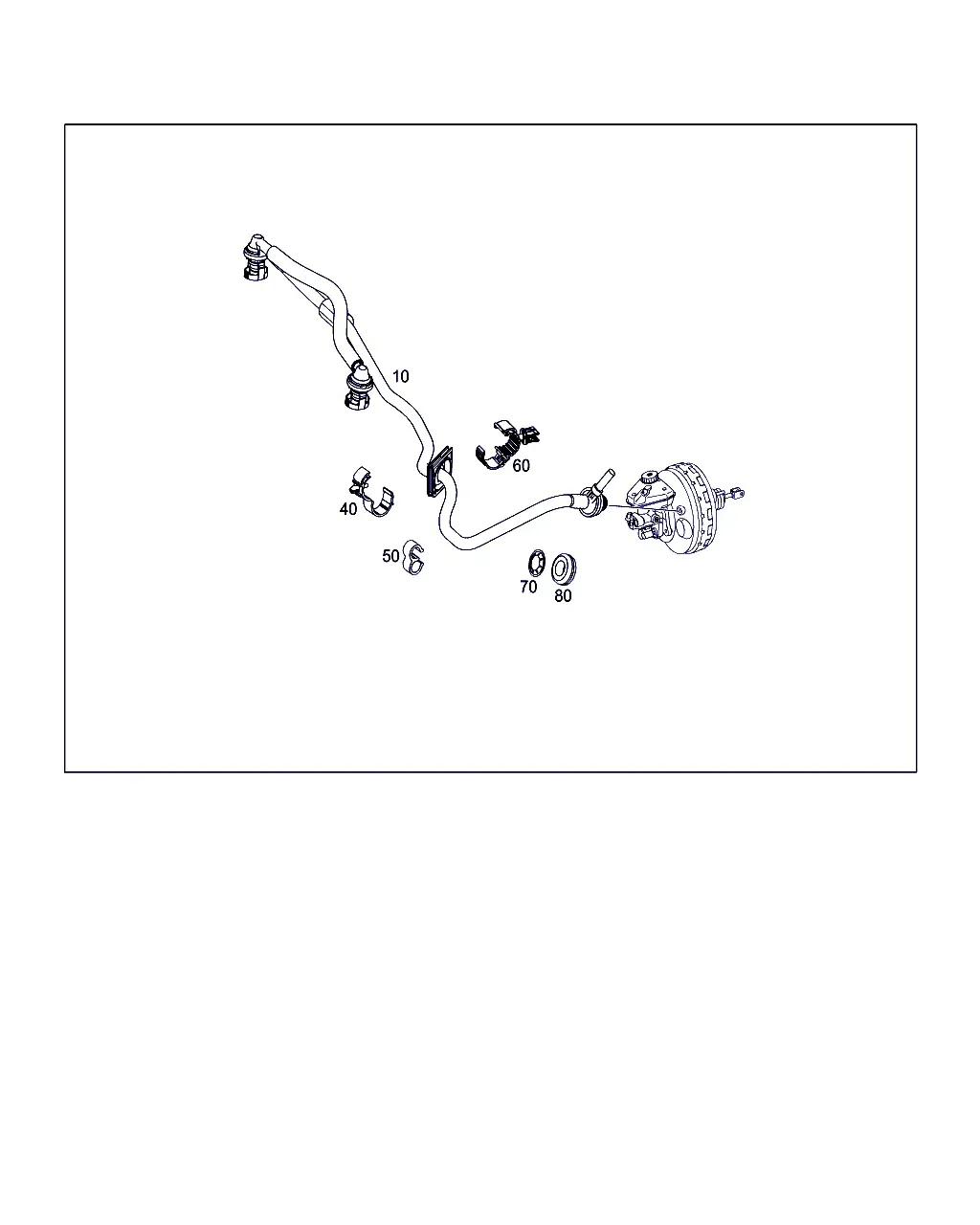 Brake vacuum system diagram