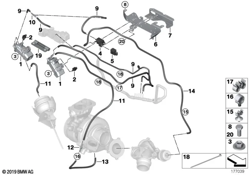Turbocharger vacuum system diagram