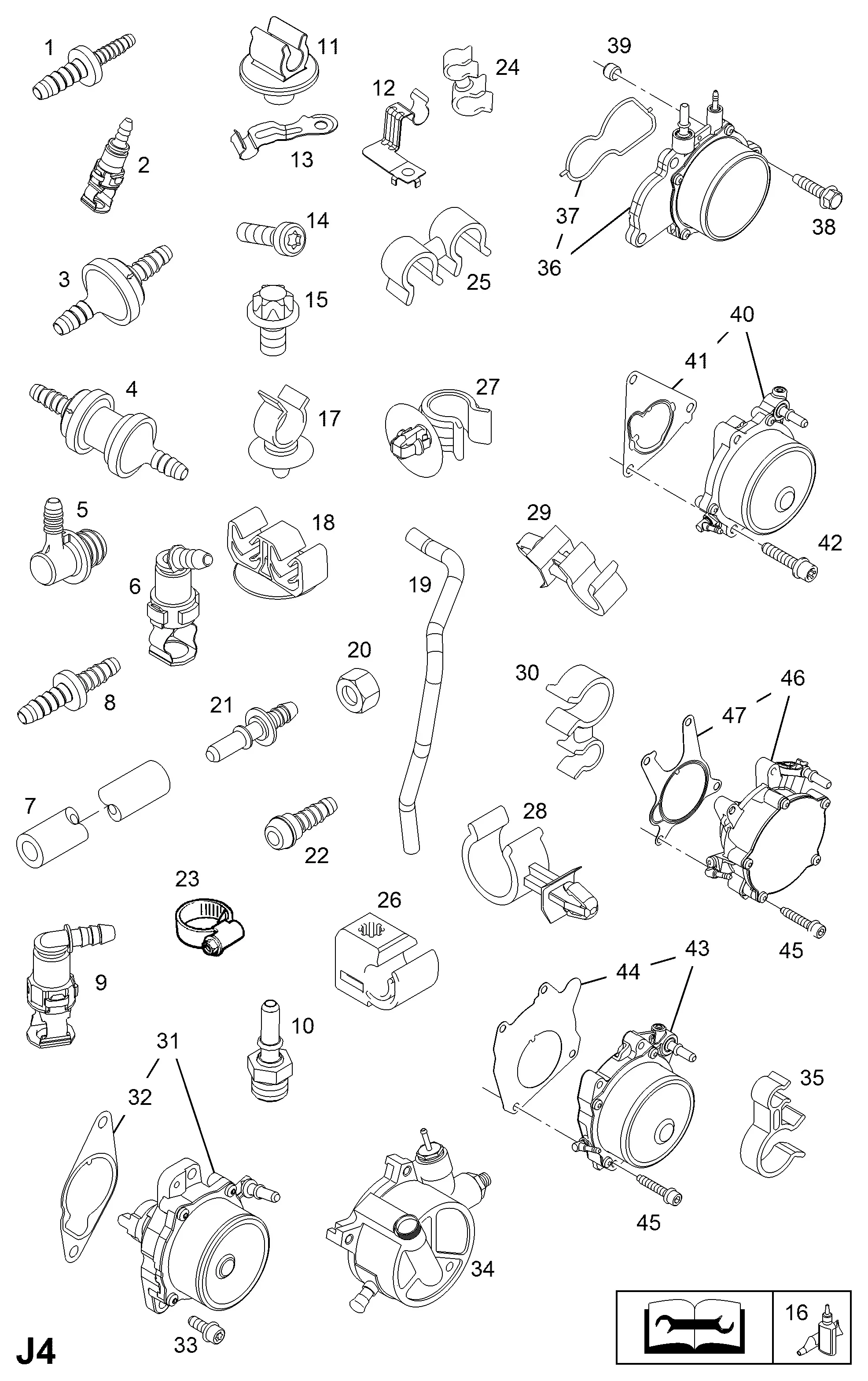 Vacuum pump diagram