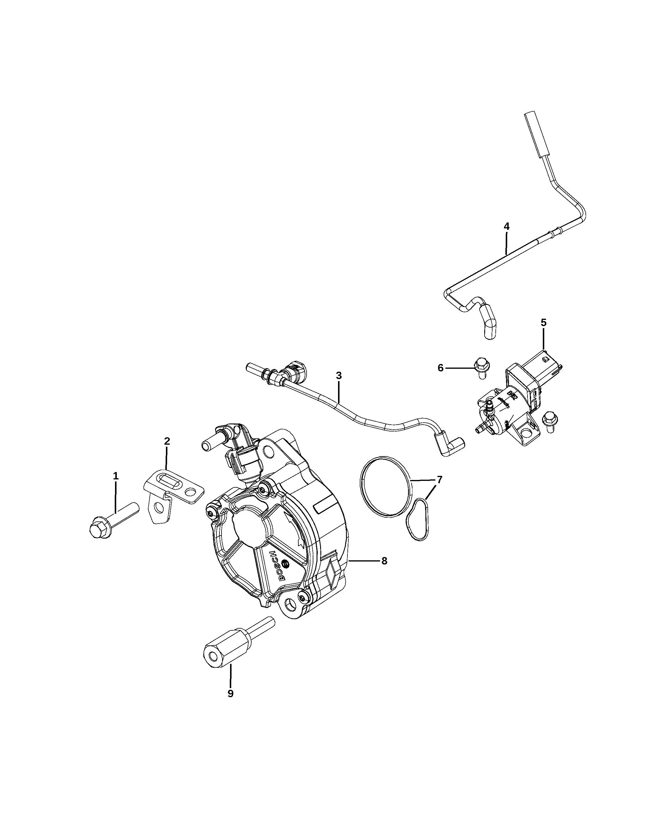 Vacuum pump diagram