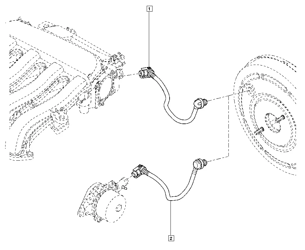 Brake vacuum booster diagram