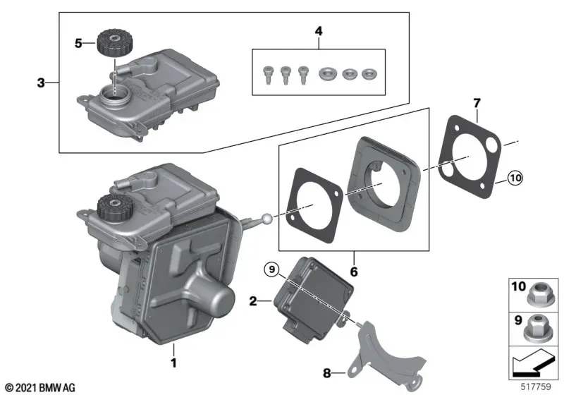 Brake booster diagram