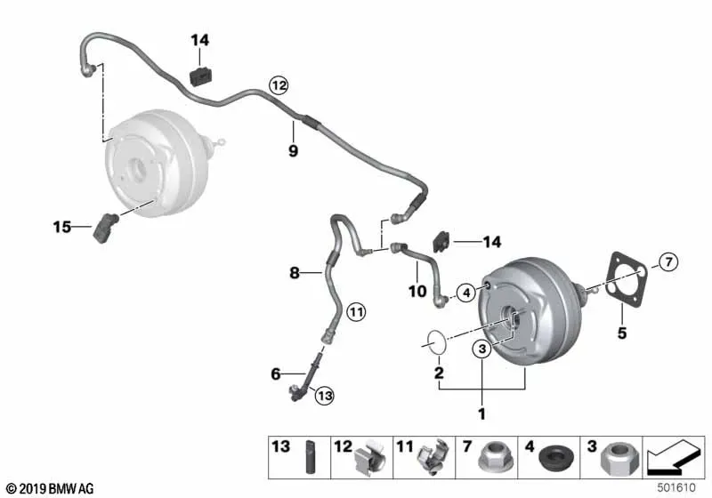 Brake booster diagram