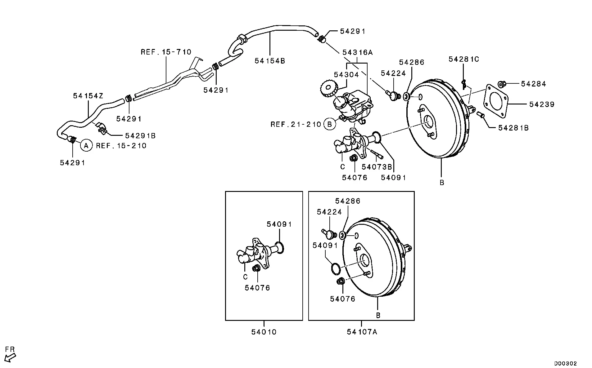 Brake booster diagram