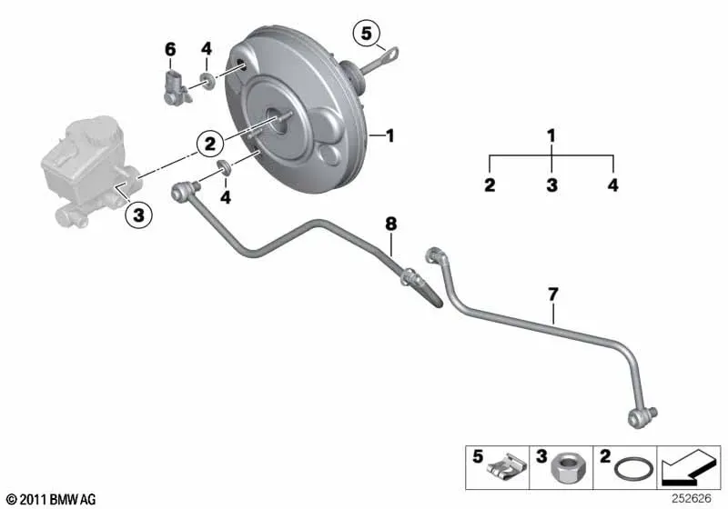 Brake booster diagram