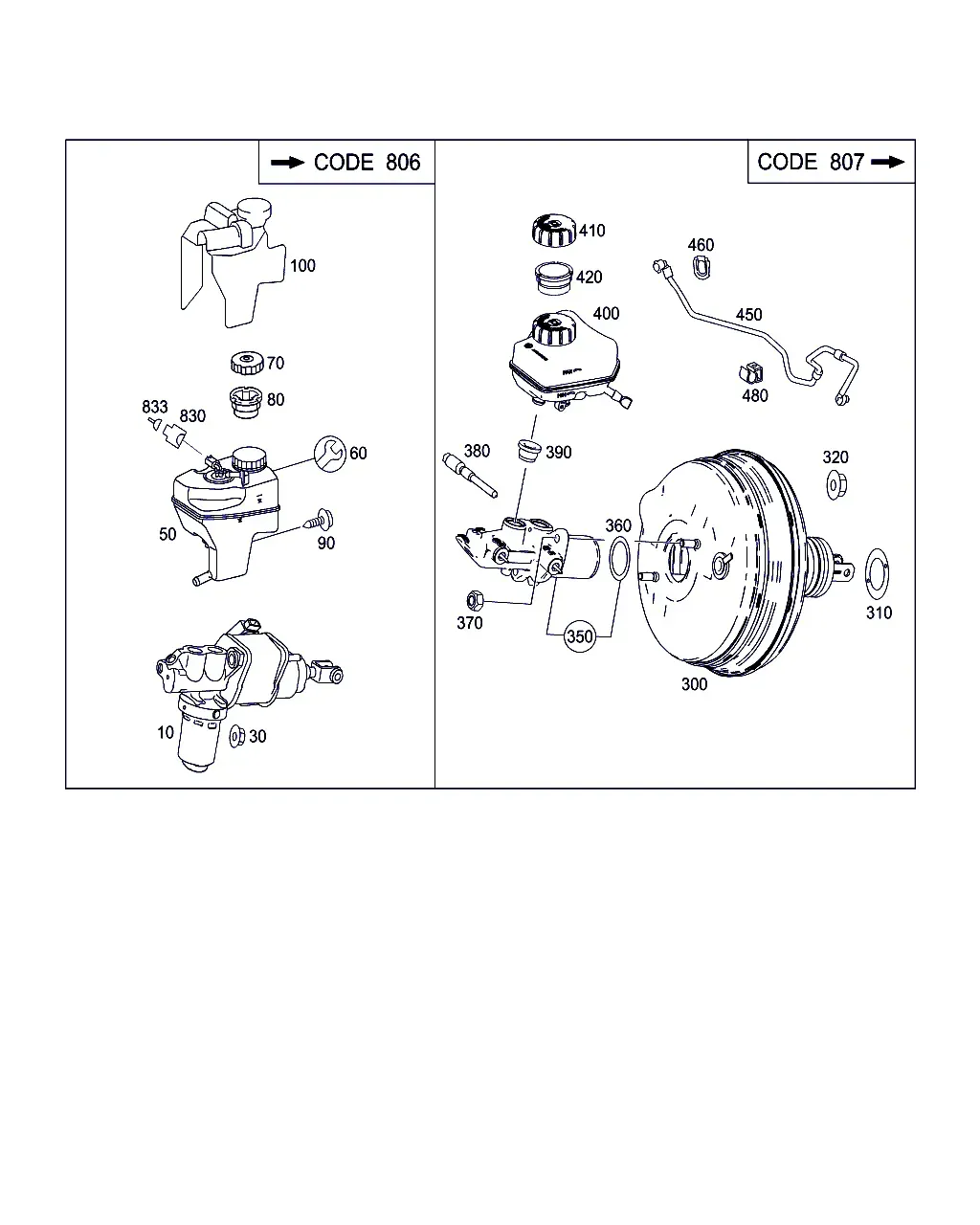 Brake booster diagram