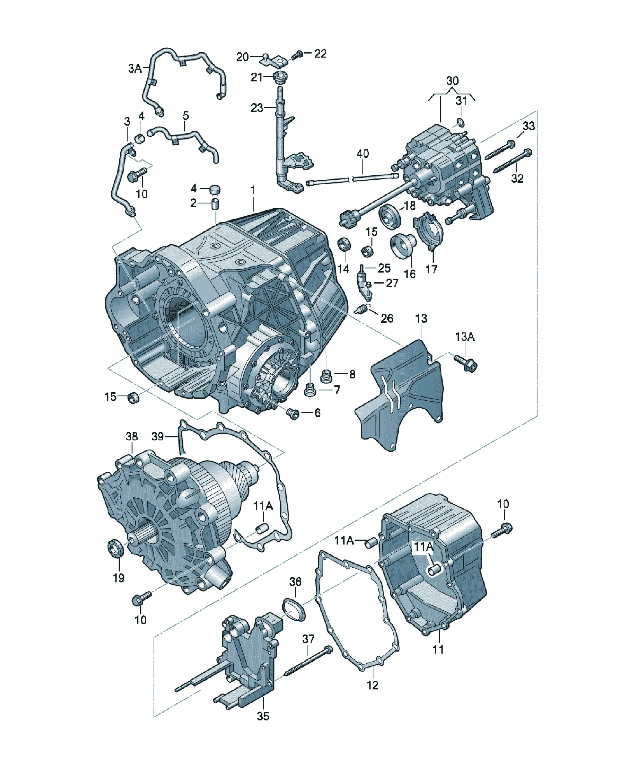 Transmission valve body diagram