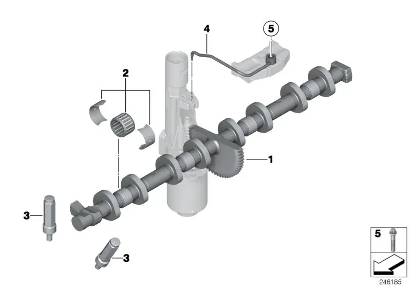 Eccentric shaft diagram