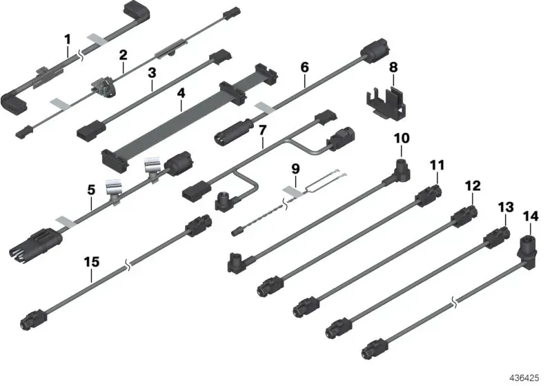Wiring harness set diagram