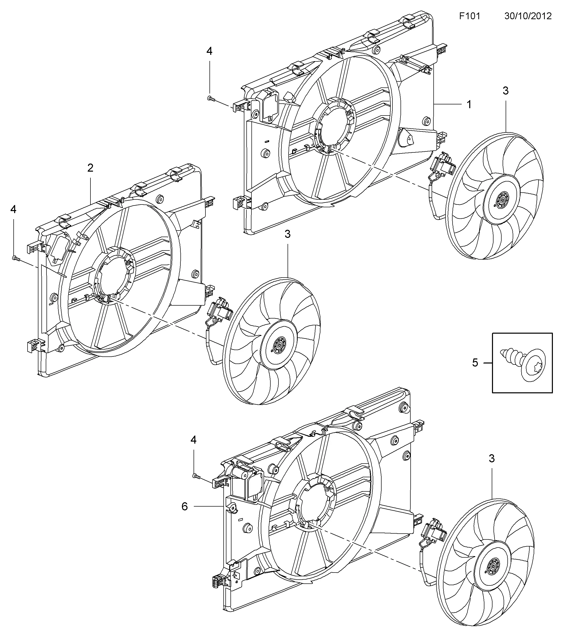 Cooling fan diagram