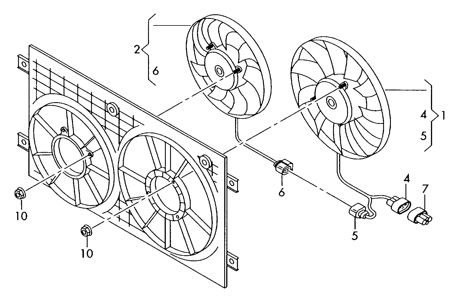 Cooling fan diagram
