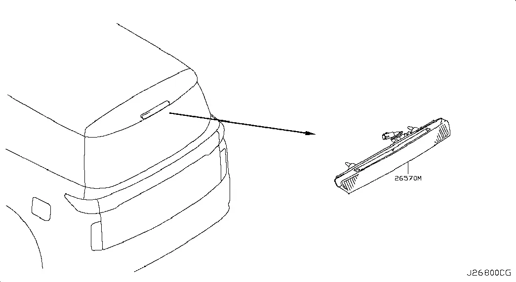 High-Mount Stop Lamp diagram