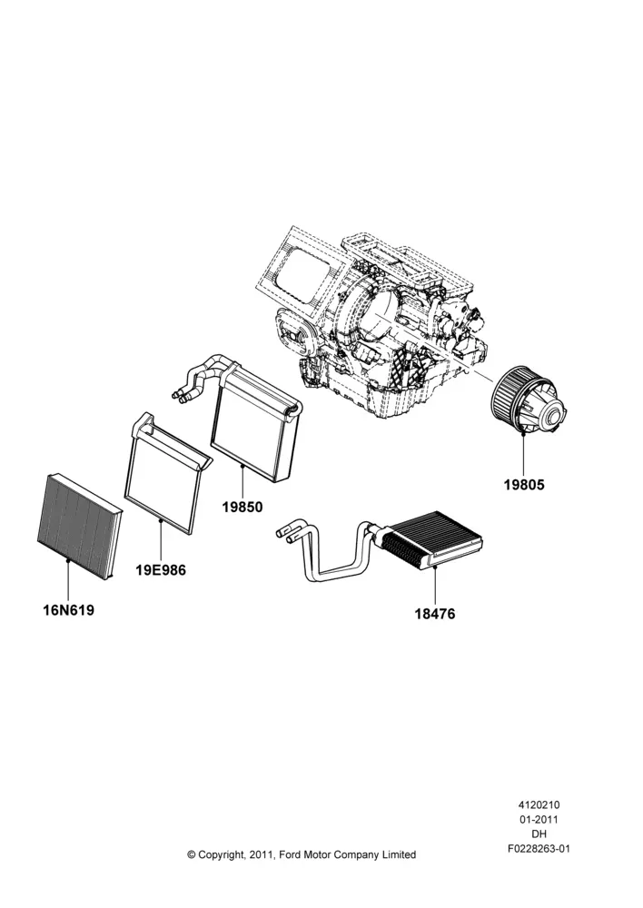 Heating and air conditioning system diagram