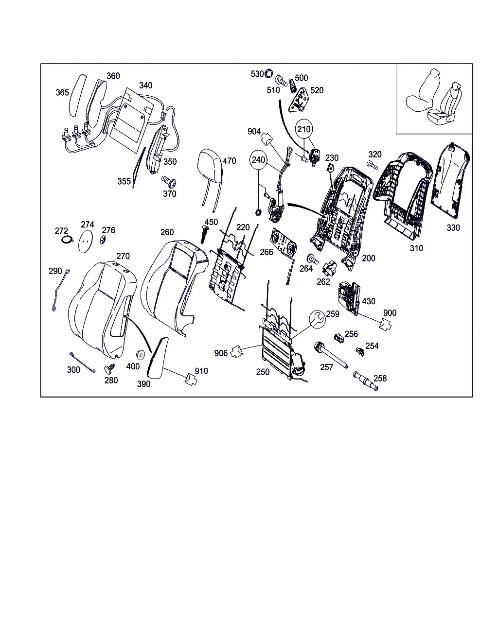 Driver Seat diagram