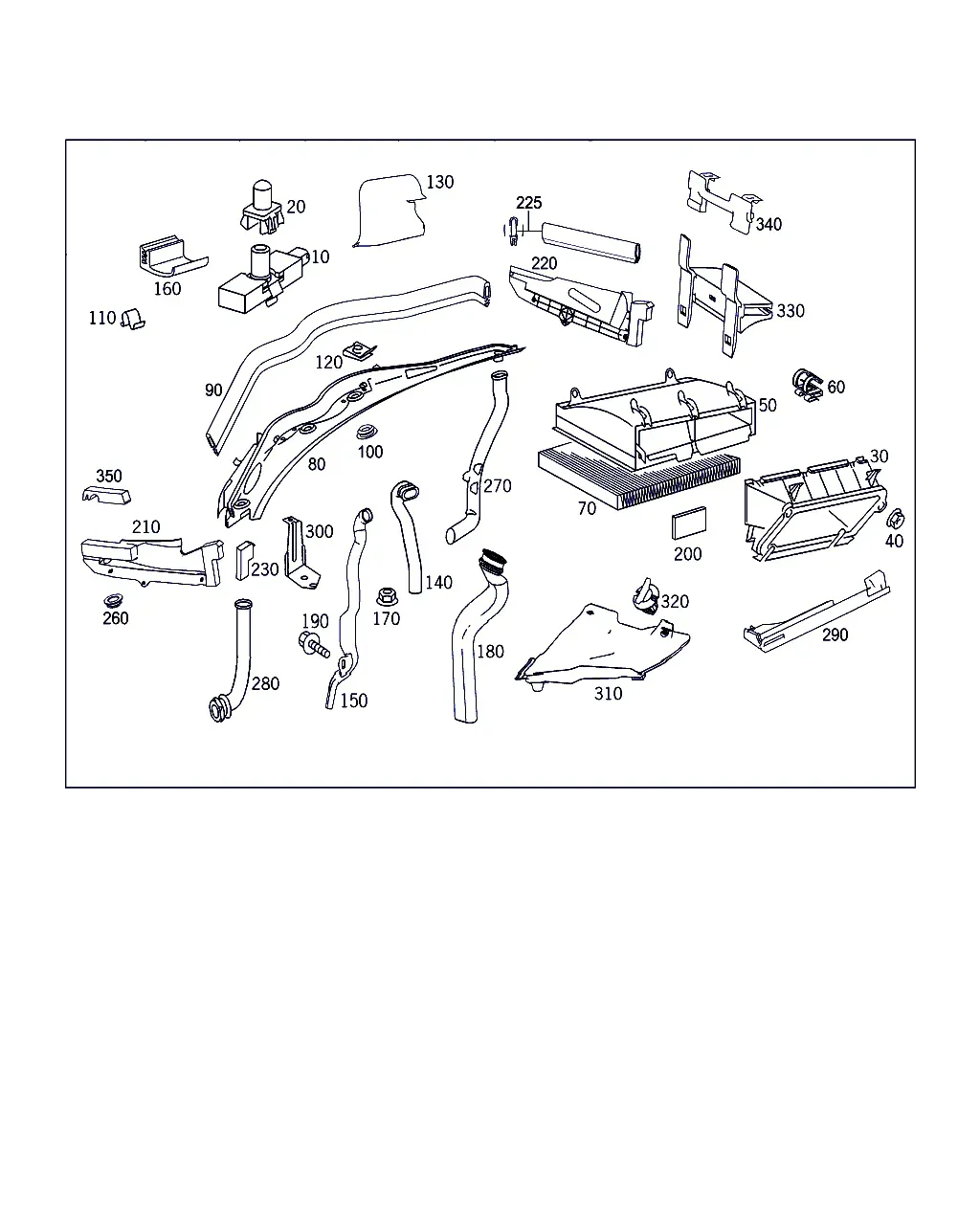 Air intake box diagram
