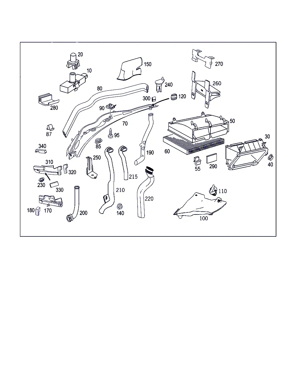 Cowl Panel Drain diagram