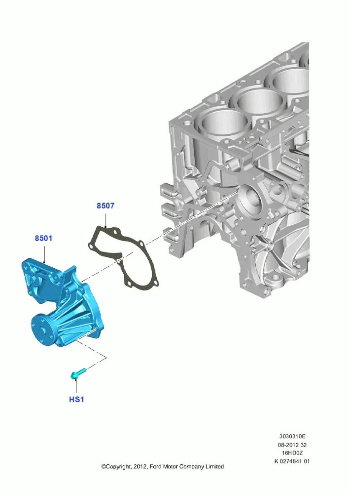 Water Pump diagram