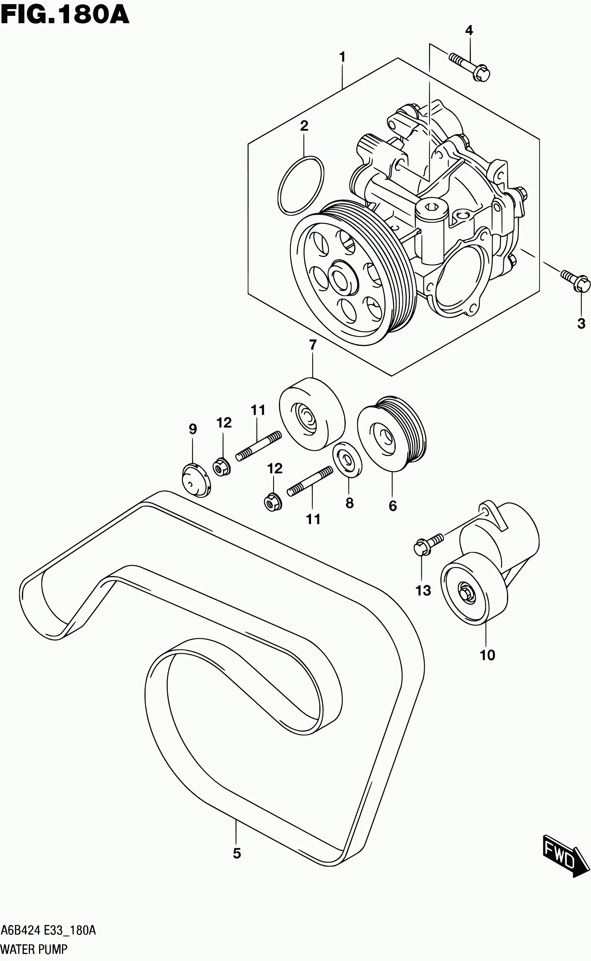 Engine cooling system diagram