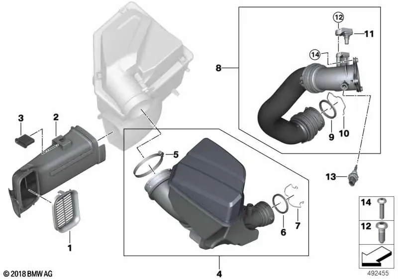Charge Air Duct diagram